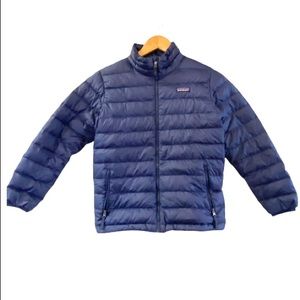 Patagonia Blue Kid's Feather Down Puffer Jacket